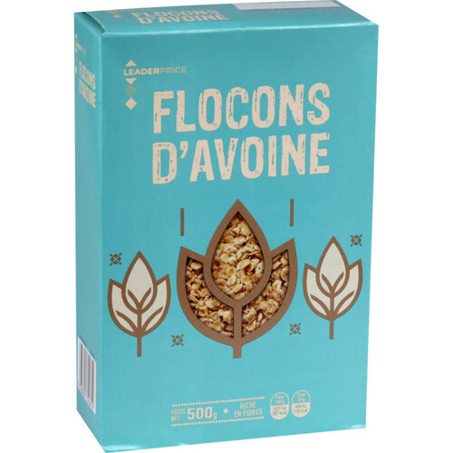 Leader Price Flocons d'avoine 500g