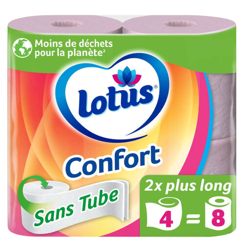 Lotus Confort sans Tube 4 Rouleaux