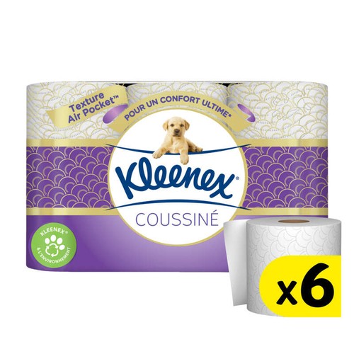 Kleenex Papier Toilette coussiné x6