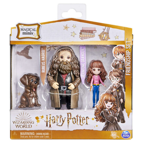 Spin Master Harry Potter Magical Minis Pack Amitié - Figurine Hermione Granger & Rubeus Hagrid