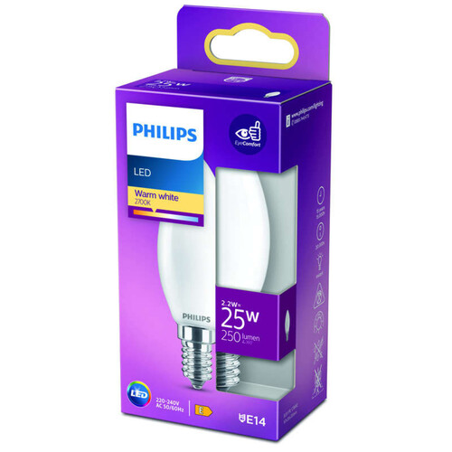 Philips Lampes Led Flamme 2.2W 25W x1