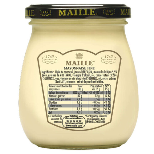 Maille Mayonnaise Fine qualité traiteur au rayon frais 300g