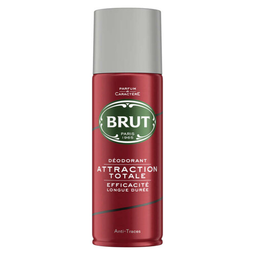 Brut Déodorant Homme Spray Attraction Totale 200ml