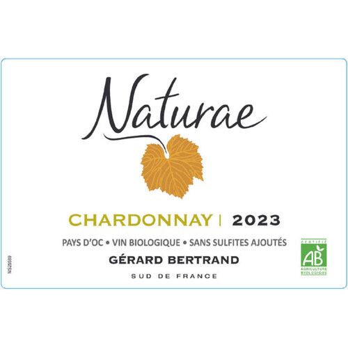 Gerard Bertrand Naturae Chardonnay, Blanc Biologique 75cl