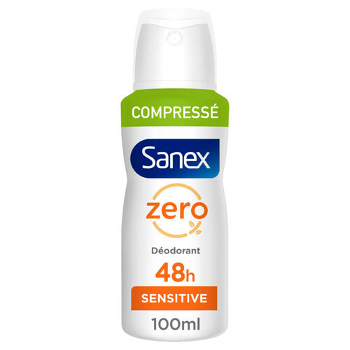 Sanex Déodorant Spray Zéro 0% Peaux sensibles 100ml