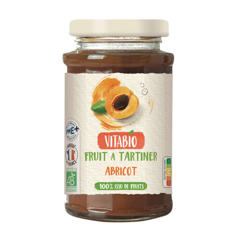 Vitabio Fruit À Tartiner Abricot D'Occitanie 290g