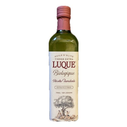 Luque Huile d'Olive Vierge Extra Bio Recette Familiale 75cl