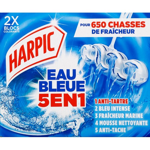Harpic Blocs WC Eau Bleue  x2