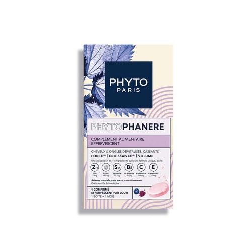 Phytophanere  Complément alimentaire effervescent cheveux 2x15 comprimés