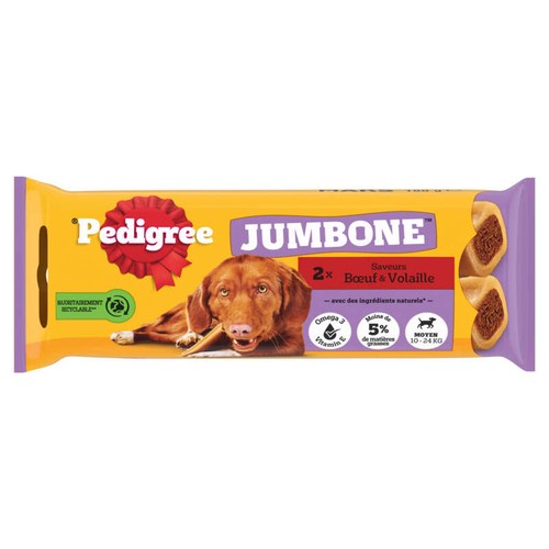 Pedigree Son Os à Macher Friandises pour chien x2 180g