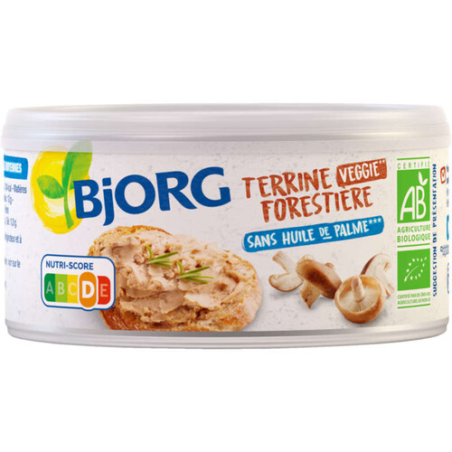 Bjorg Terrine Forestière à Tartiner, Bio 125g