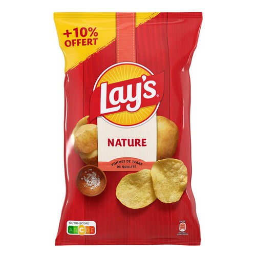 Lay's Chips nature 250g + 10% Offert