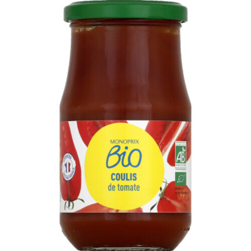 Monoprix Bio Coulis de tomate bio 350g