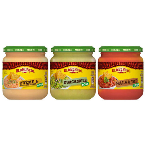 Old El Paso Sauces apéritifs trio dips 575g