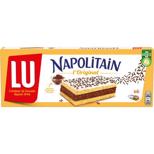Lu Napolitain L'Original Gâteaux au Chocolat 180g