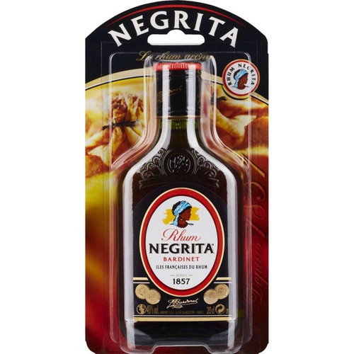 Négrita Bardinet rhum édition classique 40° 20cl