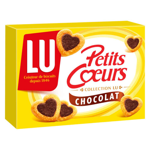 Lu Petits Cœurs Biscuits feuilletés au Chocolat