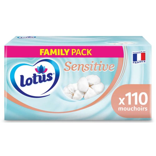 Lotus Sensitive Mouchoirs Boites