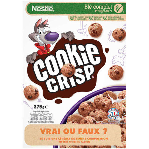 Nestlé Cookie Crisp Céréales 375G