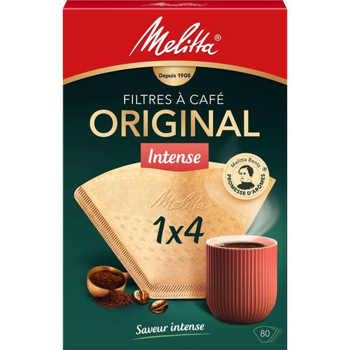 Melitta Filtres à Café Original intense 1x4 x80