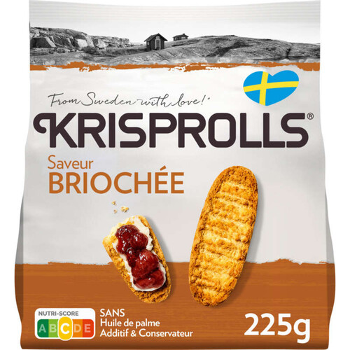 Krisprolls Petits Pains Suédois saveur Briochées 225g