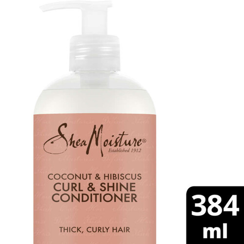 Shea Moisture après-shampooing femme noix de coco & hibiscus 384ml