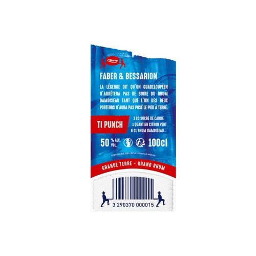 Damoiseau Rhum Blanc De Guadeloupe 1L
