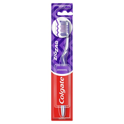 Colgate Brosse à dents  ZigZag Interdentaire Souple x1