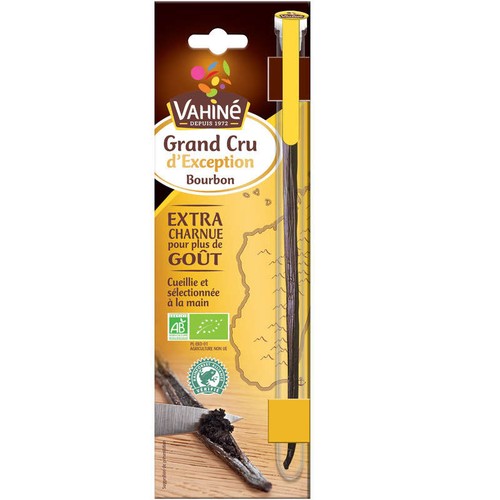 Vahiné Grand Cru d’Exception Bourbon Gousse de Vanille Bio 5g