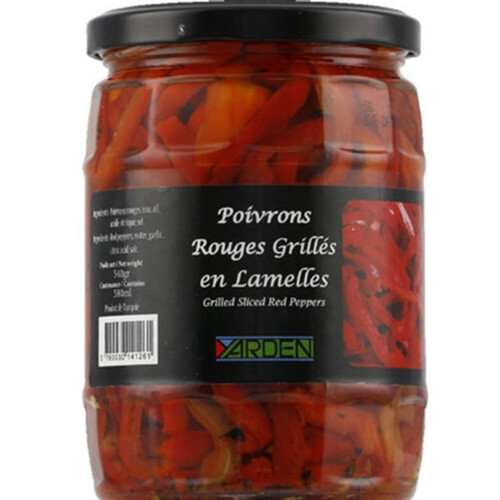 Yarden Poivrons rouges lamelles 540g