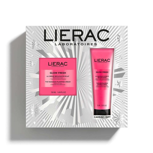 Lierac Glow Fresh Coffret Noël Crème Repulpante Éclat + Masque Express Revitalisant
