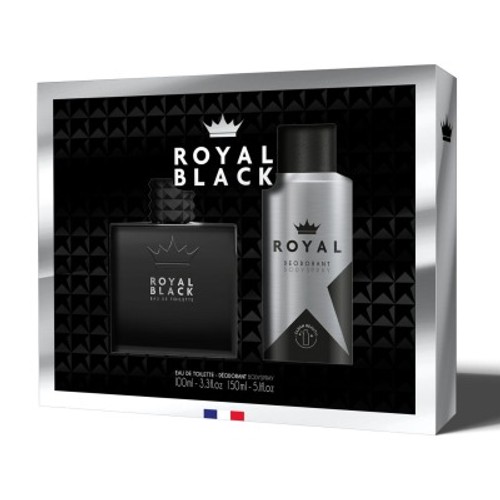 Royal black Coffret Eau de toilette 100ml + déodorant 150ml
