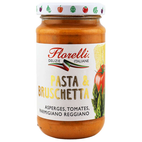 Florelli pasta & brushetta asperges, tomates et parmenan 190g