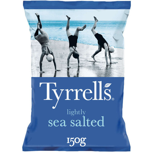 Tyrrell's Chips de pommes de terre au sel de mer 150g