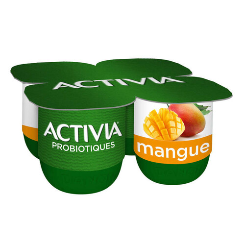 Activia Yaourt aux fruits mangue bifidus 4x125g