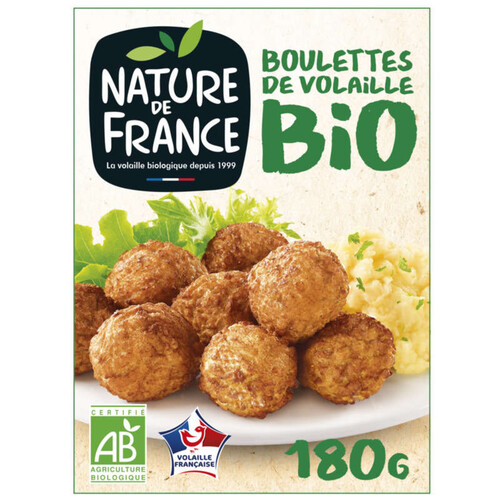 Nature De France Boulette De Volaille Bio 180G