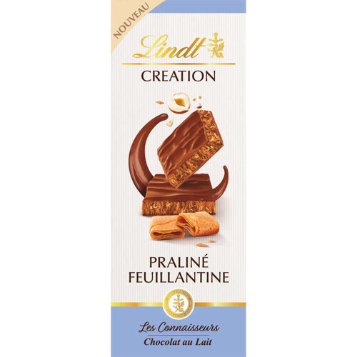 Lindt Création Praline Feuillantine Chocolat au lait 110g