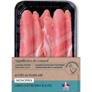Monoprix Aiguillettes de Canard 200g