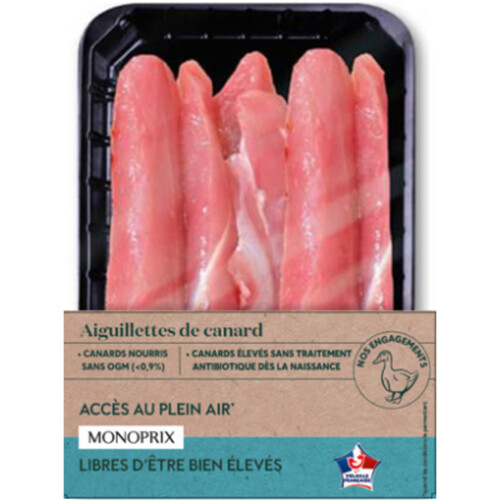 Monoprix Aiguillettes de canard 200g