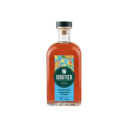 Rhum Arrangé - La Réunion - Isautier Gingembre Citron - 50cl