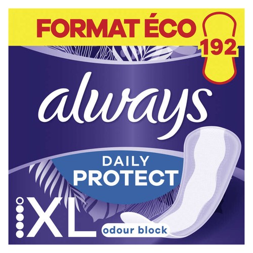 Always Protege Slips Dailies Extra Protect Long Plus x24
