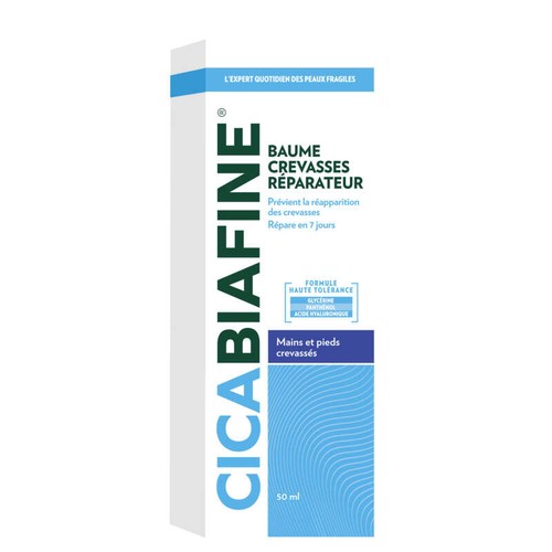 [Para] CicaBiafine Baume Réparateur Crevasses Pieds Mains Abîmes 50ml