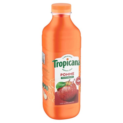 Tropicana Pur Jus De Pomme Pressée La Bouteille De 1L
