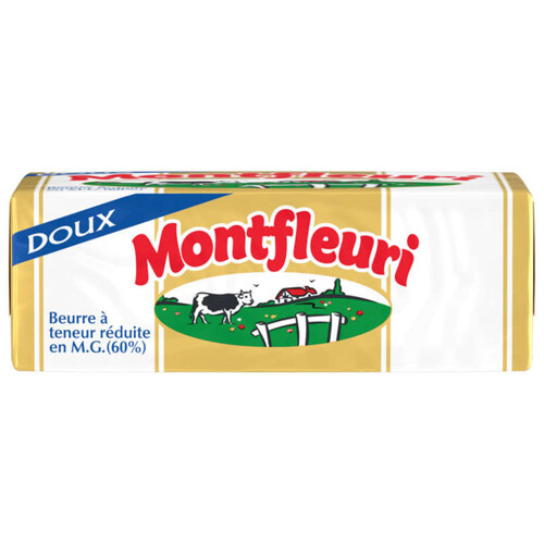Montfleuri Beurre Doux Avec 60% De Matières Grasses 250G