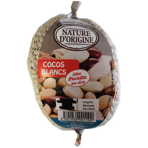 Nature D'Origine Haricots Cocos Blanc 500G
