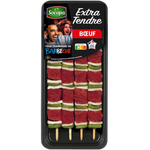 Socopa Brochettes De Boeuf Extra-Tendres