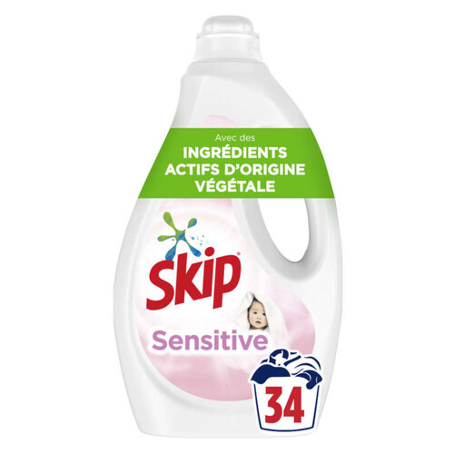 Skip Lessive Liquide Hygiène 1,7L - 34 Lavages