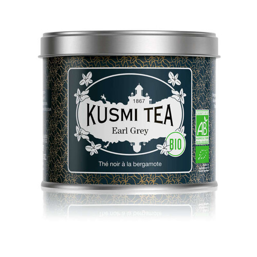Kusmi Tea Thé Earl Grey Bio Boîte Metal 100g
