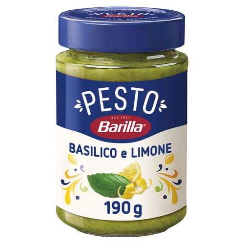 Barilla Sauce pesto basilic et citron 190g