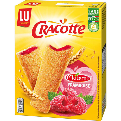 Lu Cracotte Biscottes fourées Framboise 200g